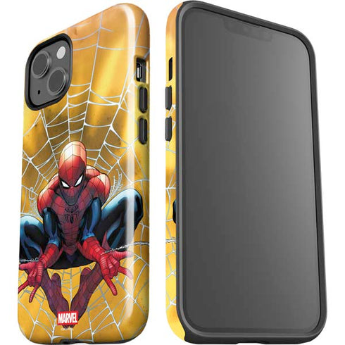 Marvel Spiderman Web Shooting iPhone 15 Impact Case